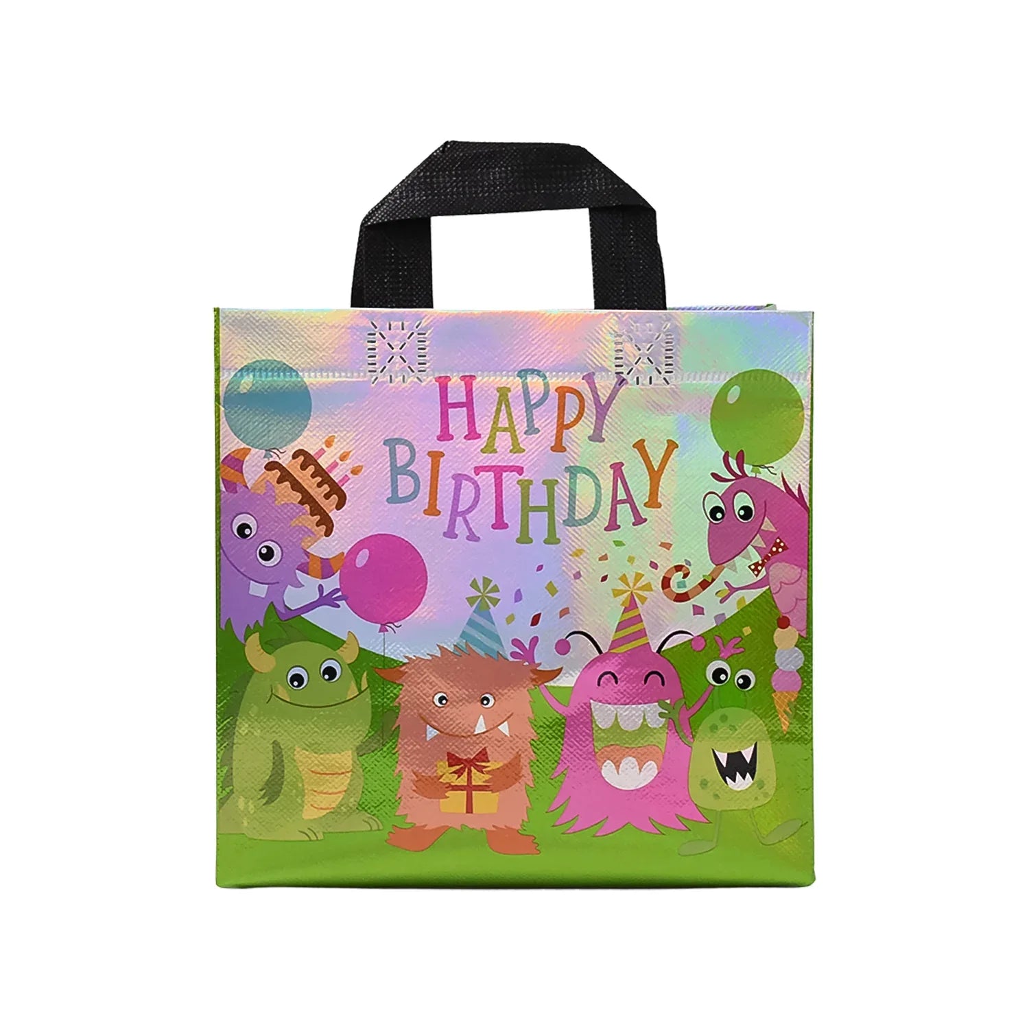 Birthday Gift Bag Reusable Party Gift Bags (1 Pc Mix Design) - Zidbik