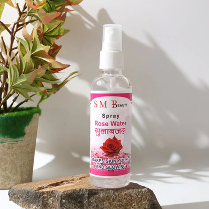 Rose Water Spray For Face Skin Hydration - (1 Pc 100ml) - Zidbik