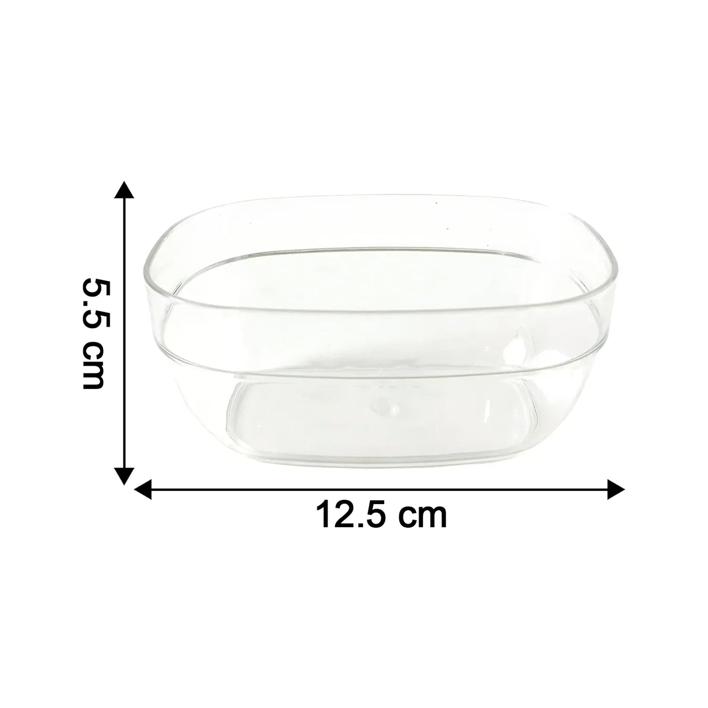 Multipurpose Transparent Serving Storage Bowls Set (6 Pc Set) - Zidbik