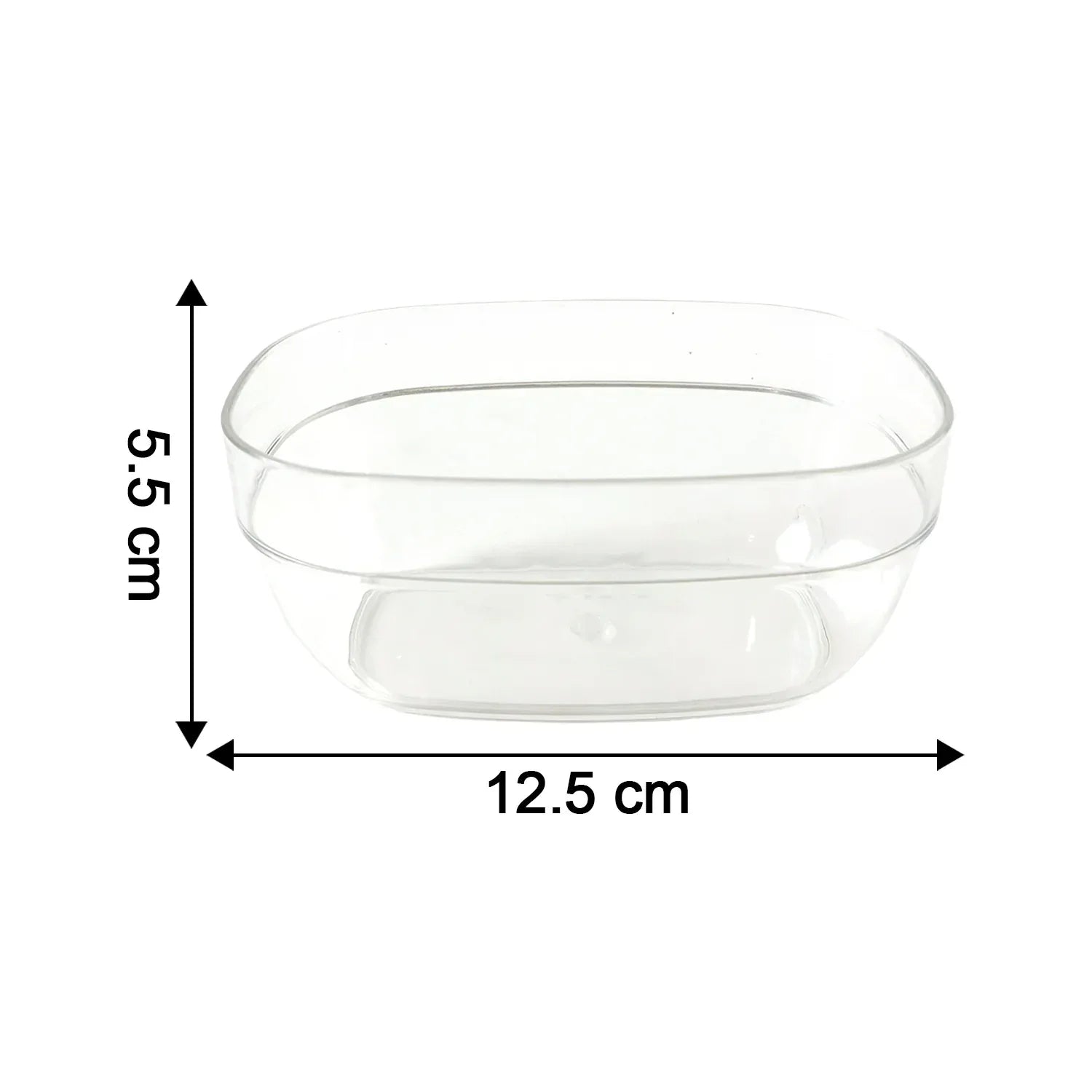 Multipurpose Transparent Serving Storage Bowls Set (6 Pc Set) - Zidbik