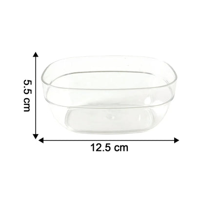 Multipurpose Transparent Serving Storage Bowls Set (6 Pc Set) - Zidbik