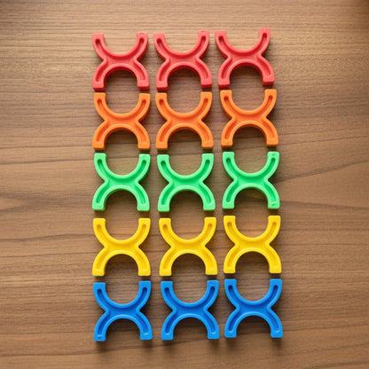 Balanced Block Colorful Interlocking Stacking Toy (1 Set) - Zidbik