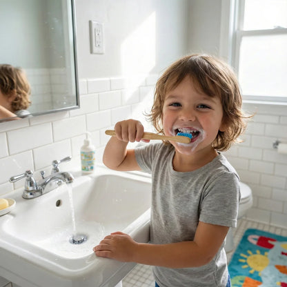 Eco-friendly Bamboo Toothbrush Twin Pack (12 Packets 24 Pieces) - Zidbik