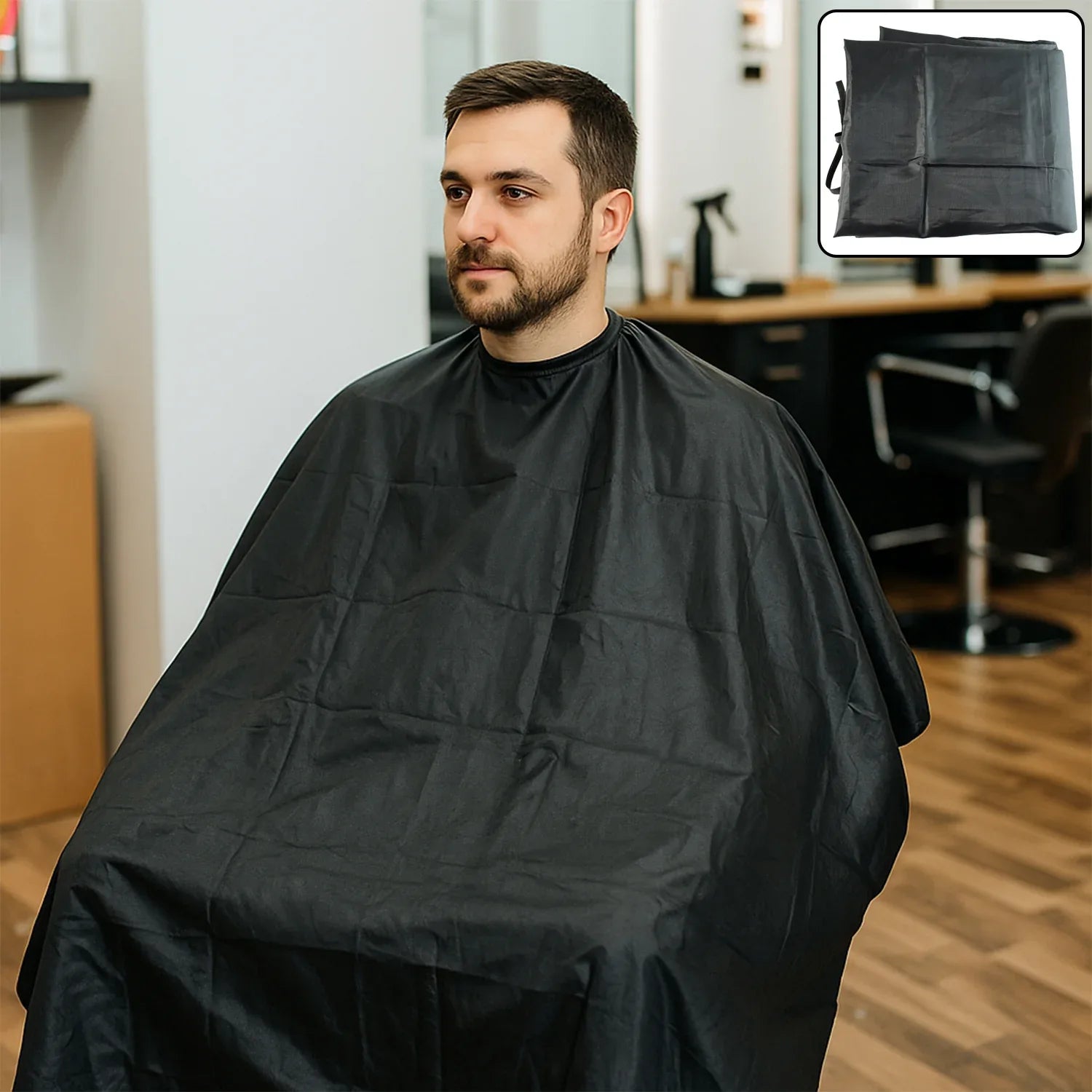 Barber Hair Cutting Cape - (1 Pc) - Zidbik