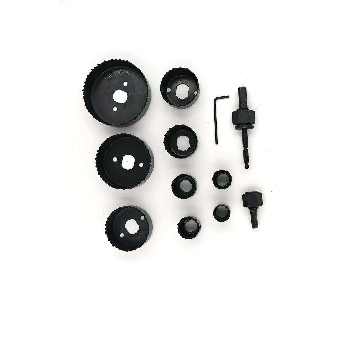 0415 -12 Pcs 19-64mm Hole Saw Kit - Zidbik