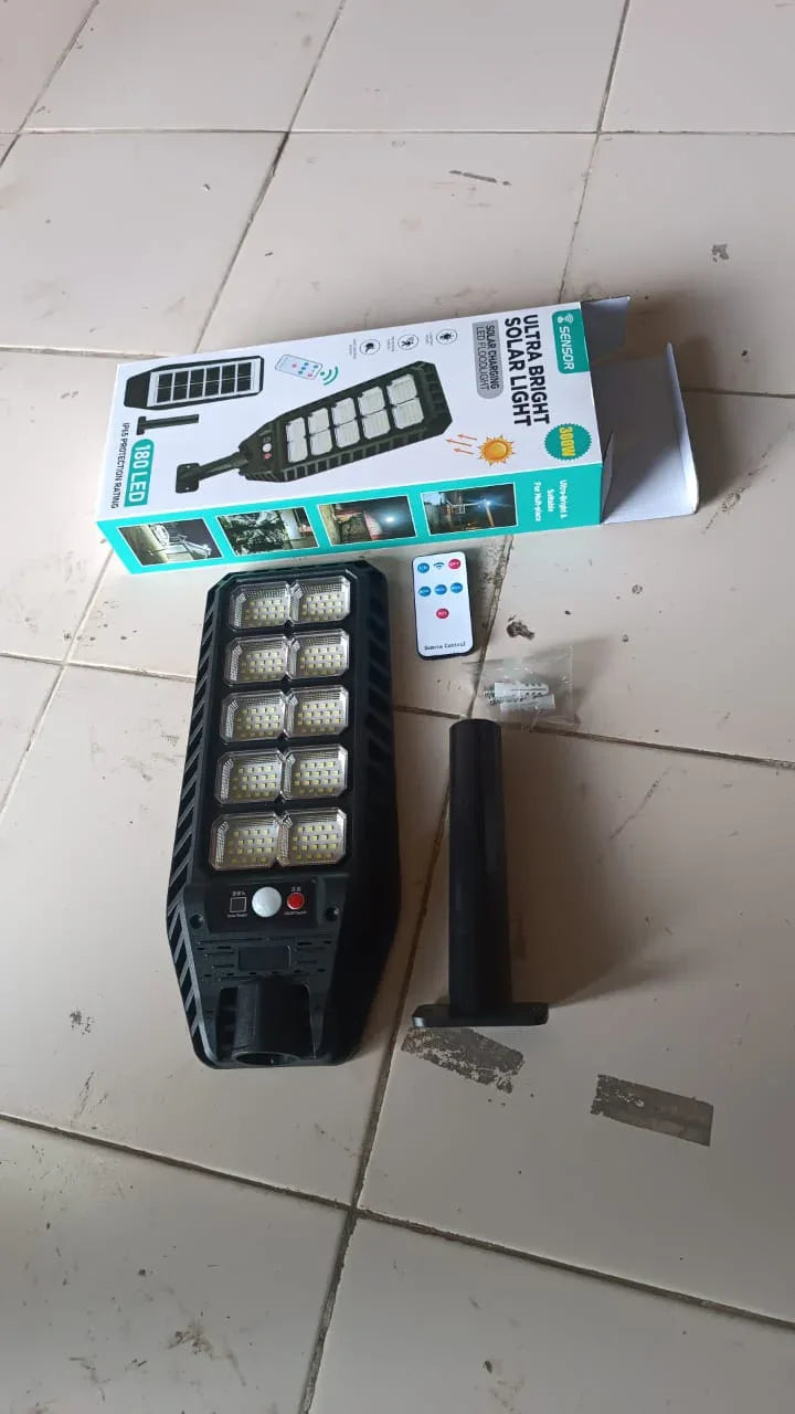 High-powered Solar Led Street Light With Motion Sensor Remote Control - Zidbik