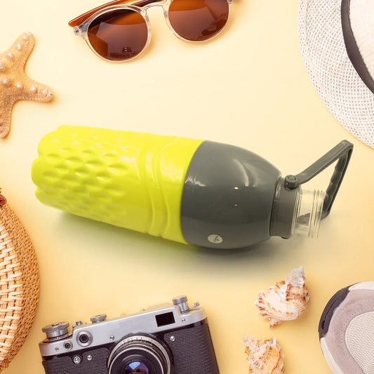 6248 Plastic Sports Insulated Water Bottle With Handle Color Box Easy To Carry High Quality Water Bottle Bpa-free Leak-proof For Kids School For Fridge Office Sports School Gym Yoga (1 Pc Mix Color 1400ml) - Zidbik
