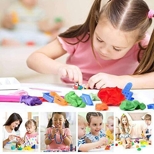 1917 Non-toxic Creative 30 Dough Clay 5 Different Colors (Pack Of 6 Pcs) - Zidbik