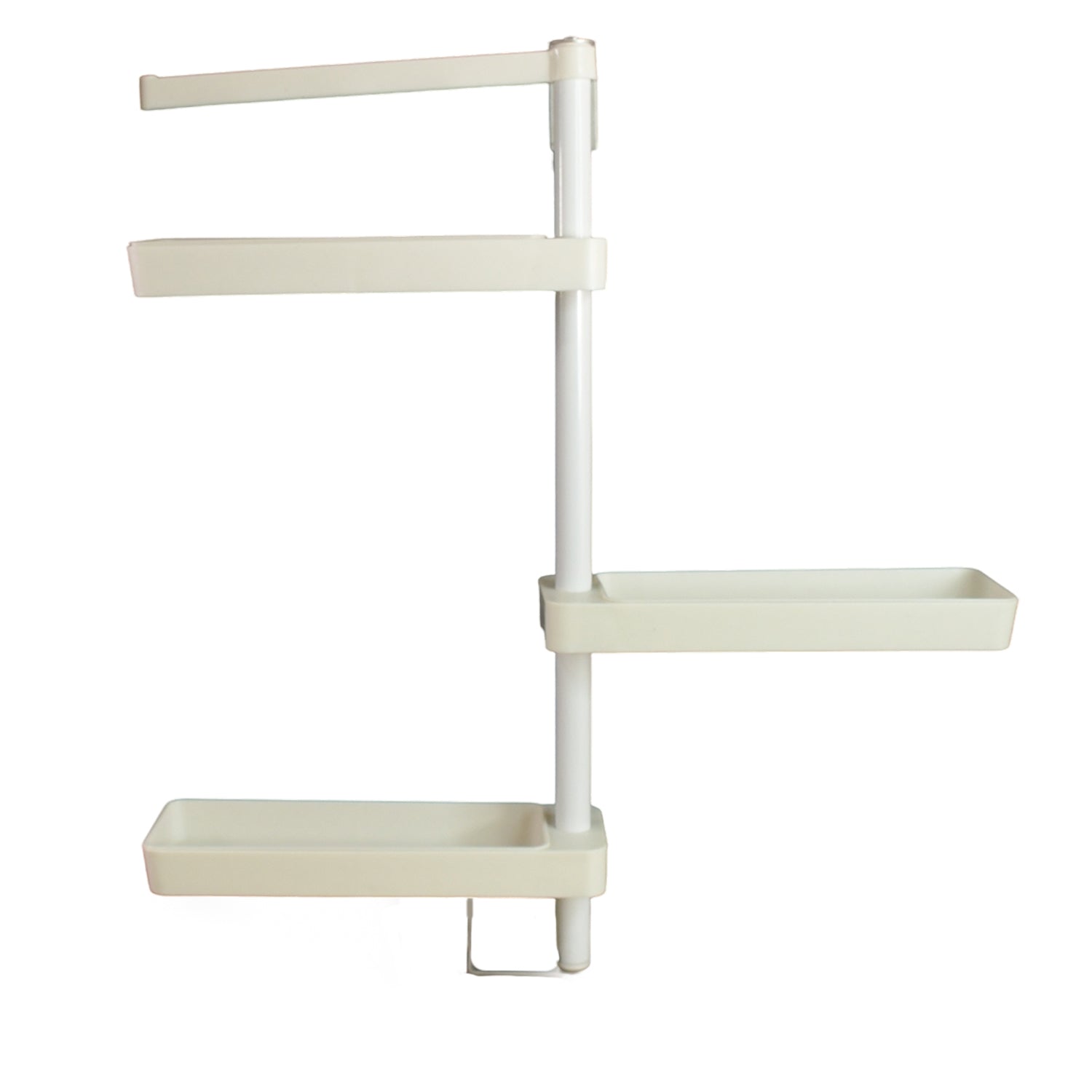 Kitchen Organization Rotating Shelf Storage Racks Multipurpose Adjustable (1 Set) - Zidbik