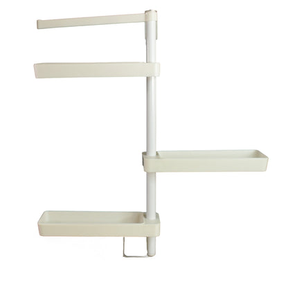 Kitchen Organization Rotating Shelf Storage Racks Multipurpose Adjustable (1 Set) - Zidbik