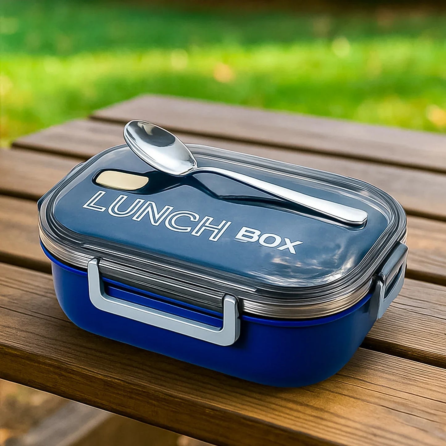 Home Chef Premium Airtight Steel Lunch Box - Zidbik
