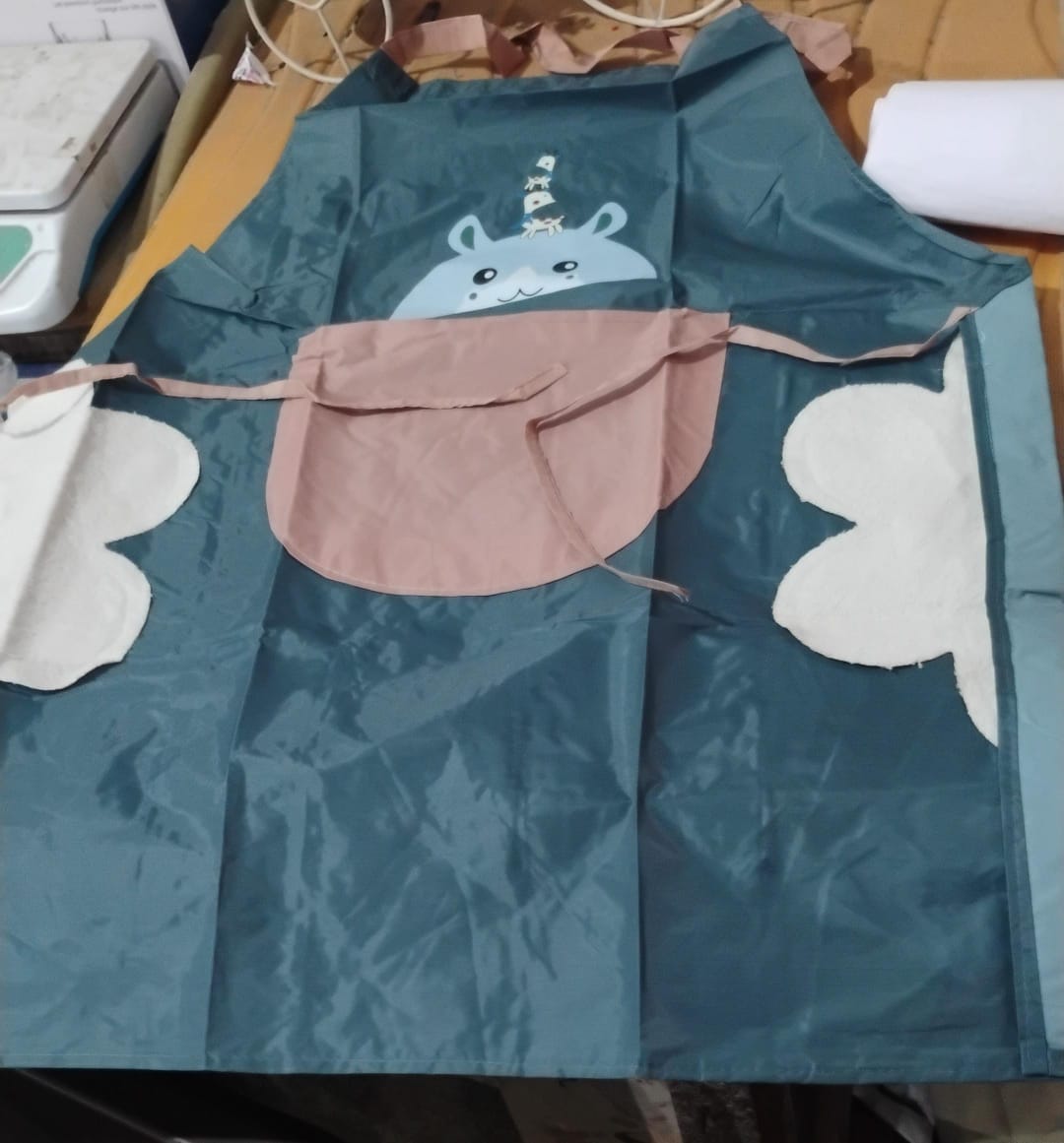 Cute Cartoon Animal Design Kitchen Apron (1 Pc) - Zidbik