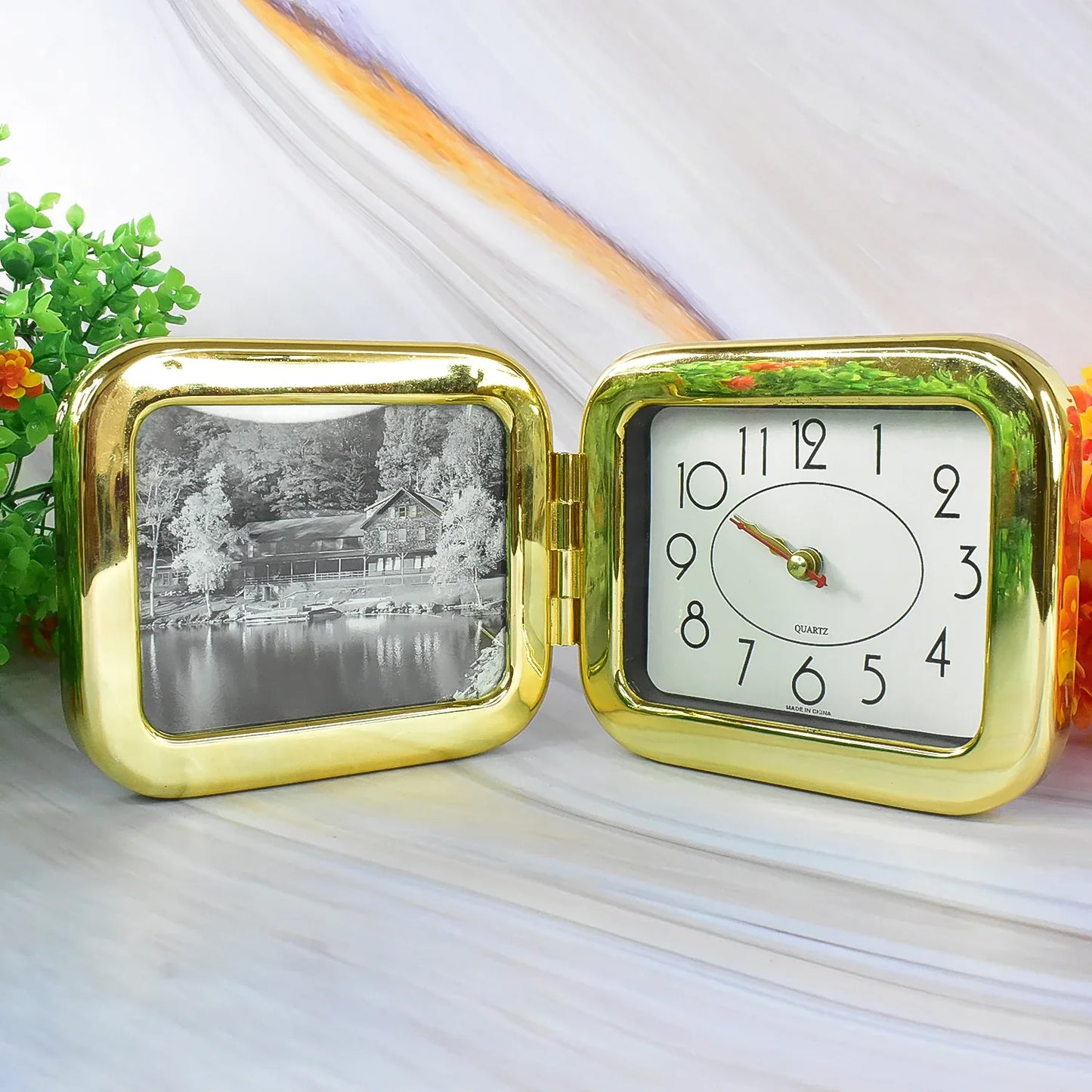 Portable Foldable Desk Clock Space-saving And Stylish (1 Pc) - Zidbik