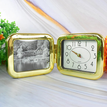 Portable Foldable Desk Clock Space-saving And Stylish (1 Pc) - Zidbik