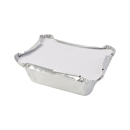 Disposable Aluminium Food Containers With Lids 250 Ml Capacity (Pack Of 25) - Zidbik