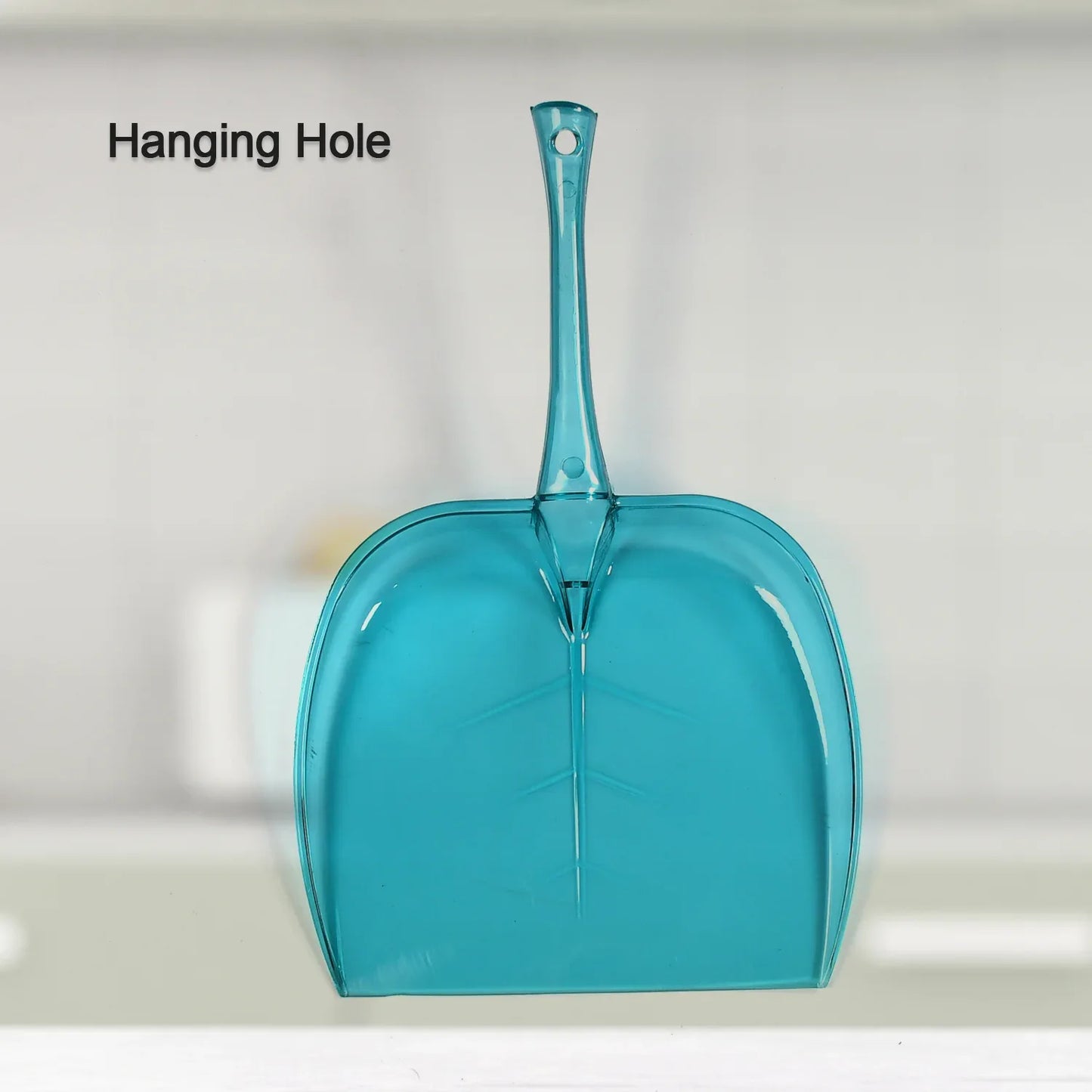 5912 Plastic Unbreakable Dustpan Big Size With Long Handle Dust Collector Pan For Home And Kitchen(Pack Of 1pc) - Zidbik