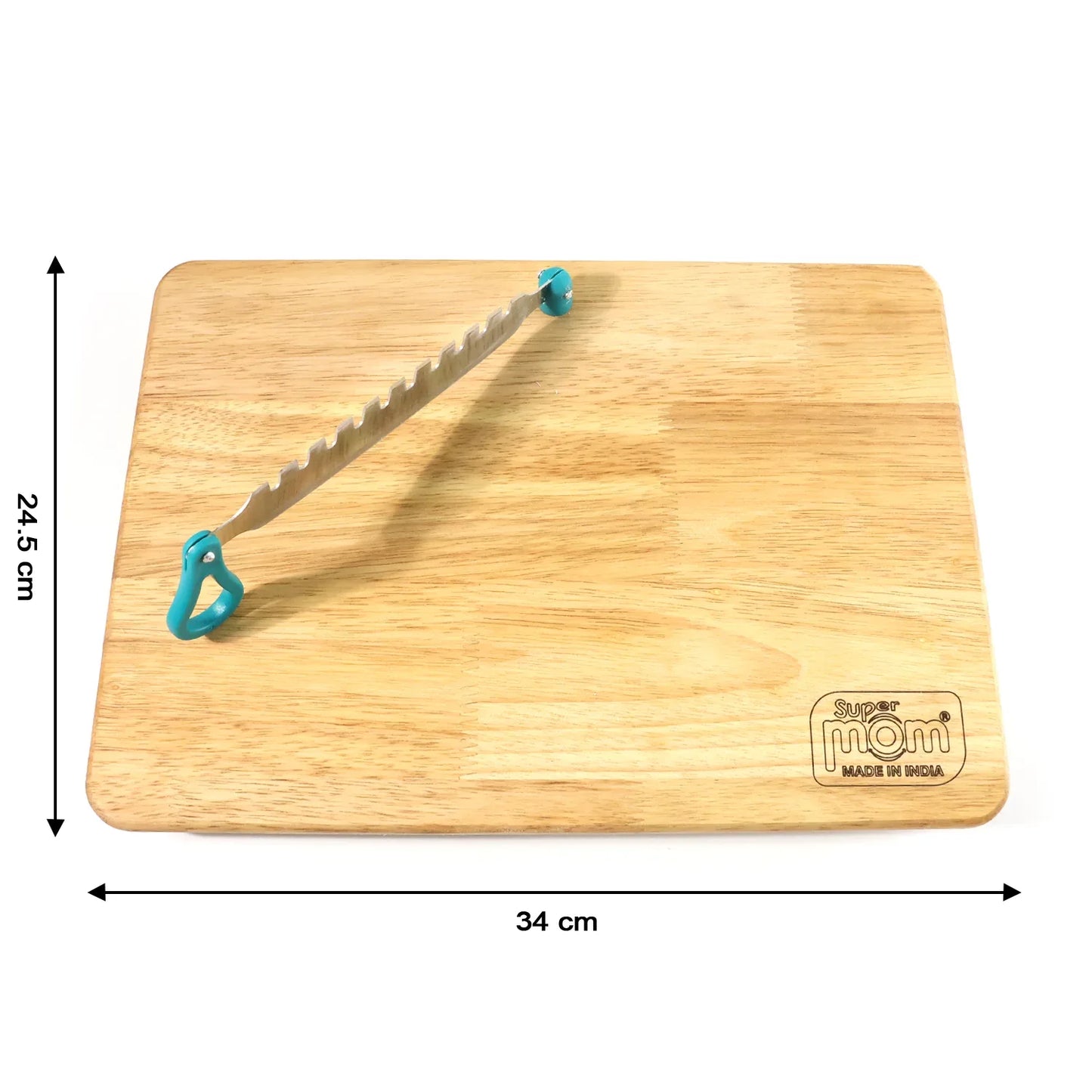 Supermom Wooden Craft Cutting And Chopping Board (1 Pc) - Zidbik