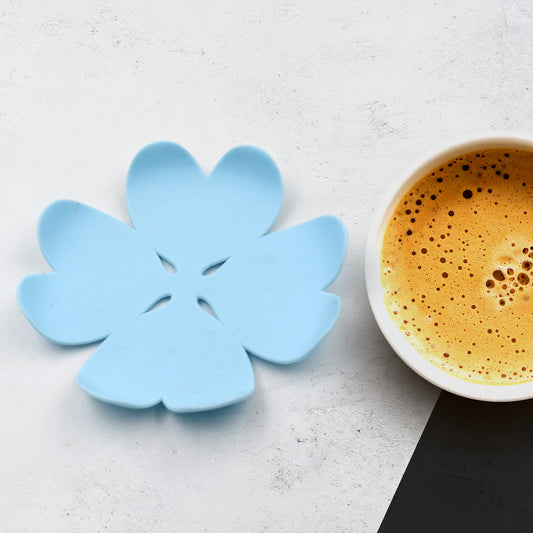 5860  Heat Resistant Coasters For Type Of Glasses Mugs Coffee Coaster With Durable Plastic Material For Glass  Cup Kitchendining Table Beautiful Plastic Coasters Coffee Mugs Glasses (6 Pc Set) - Zidbik