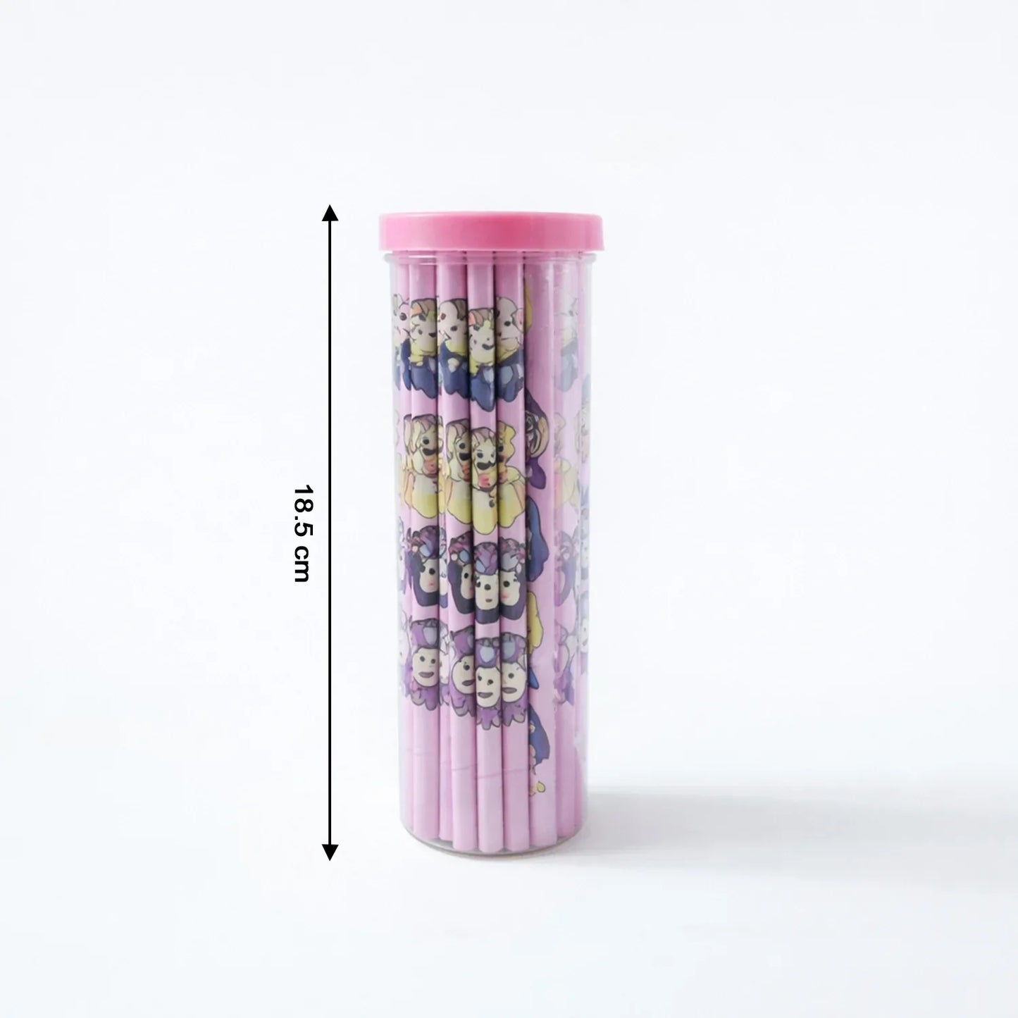 Cartoon Printed Wooden Pencil Set (50 Pc Pack) - Zidbik