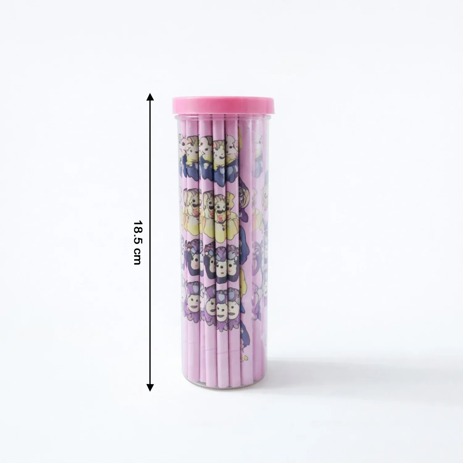 Cartoon Printed Wooden Pencil Set (50 Pc Pack) - Zidbik