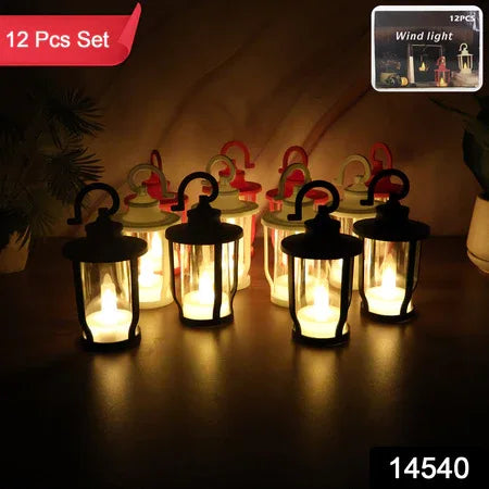 Decorative Lantern Shaped Flameless Led Candles (12 Pc) - Zidbik