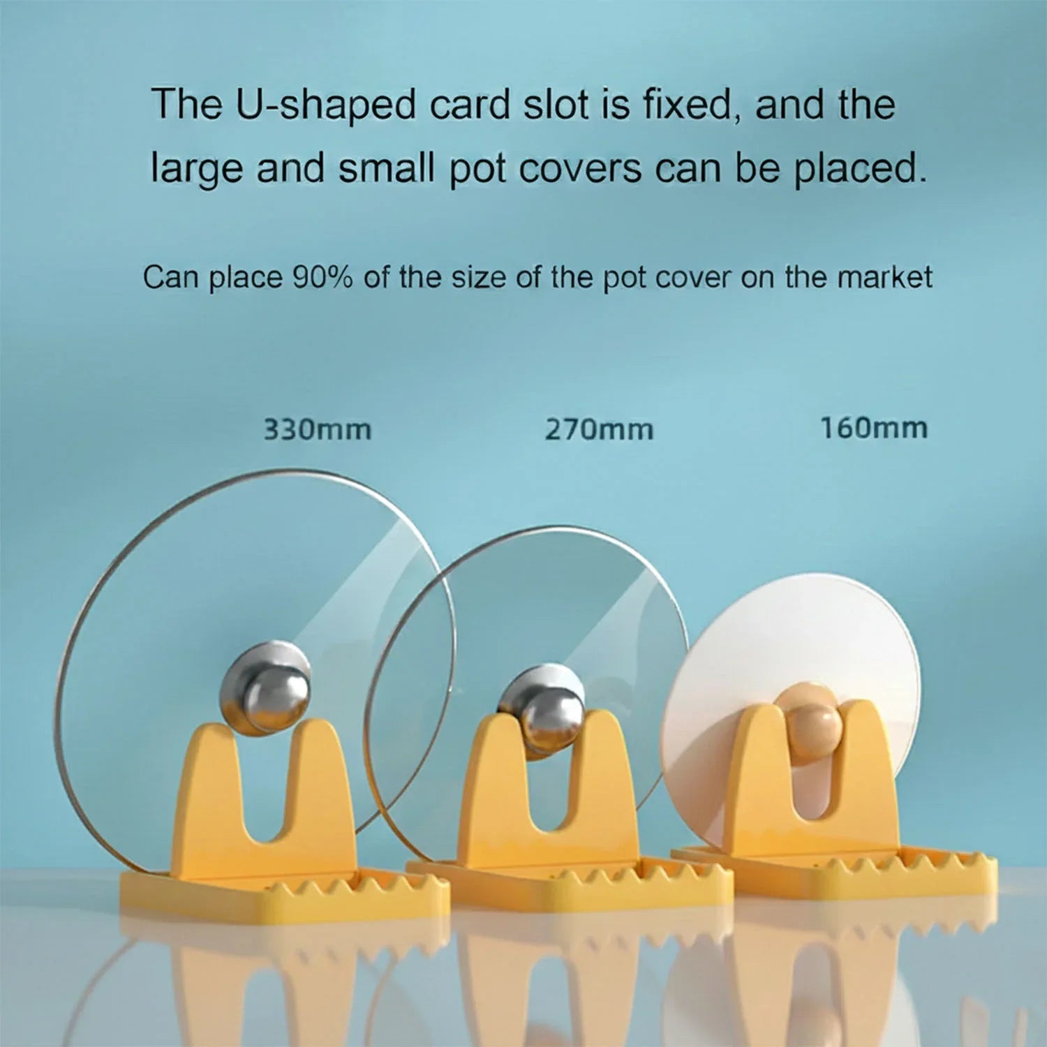 Multipurpose Kitchen Lid Spoon Holder Stand (1 Pc) - Zidbik