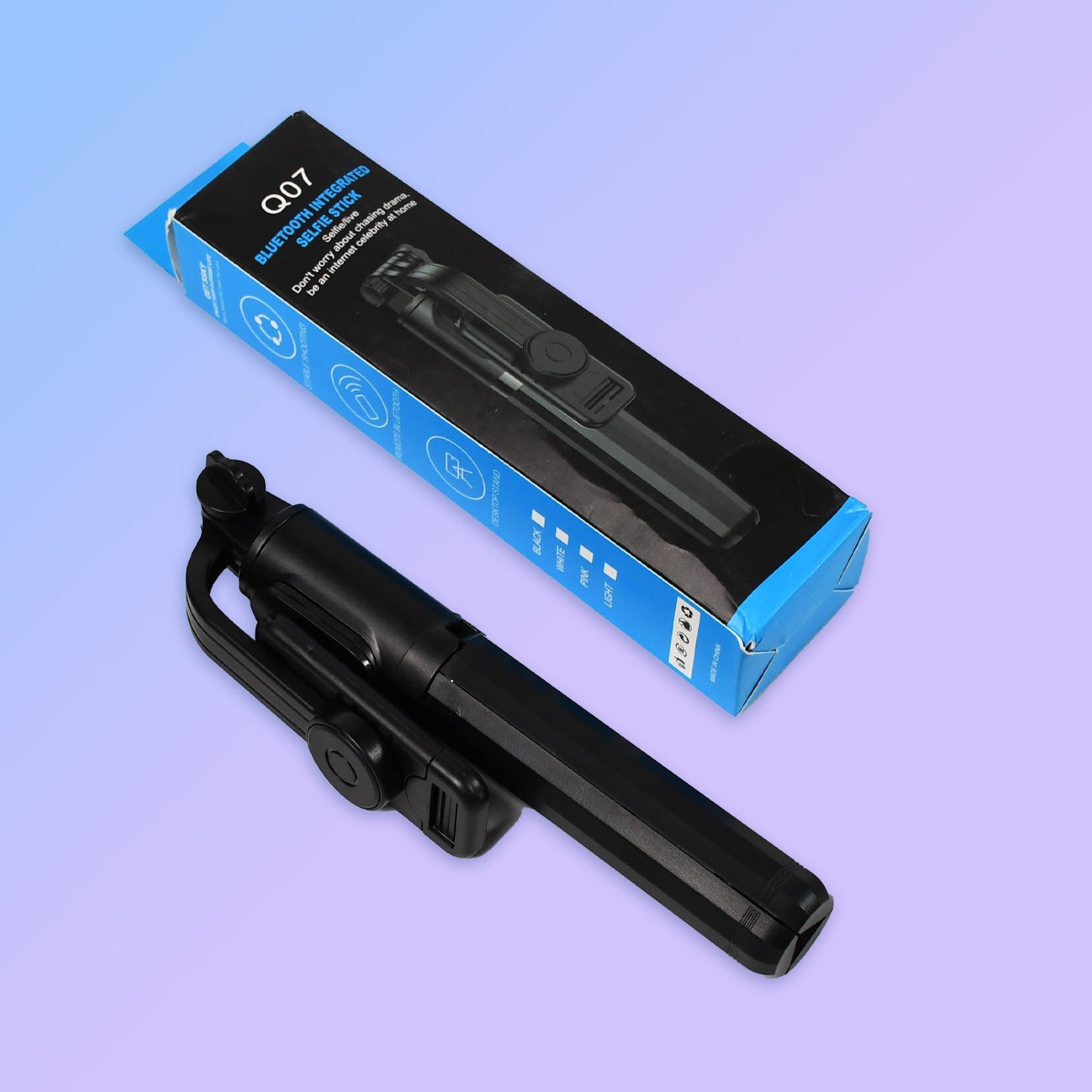 6401 Bluetooth Selfie Stick Portable Phone Tripod Stand For Mobile - Zidbik