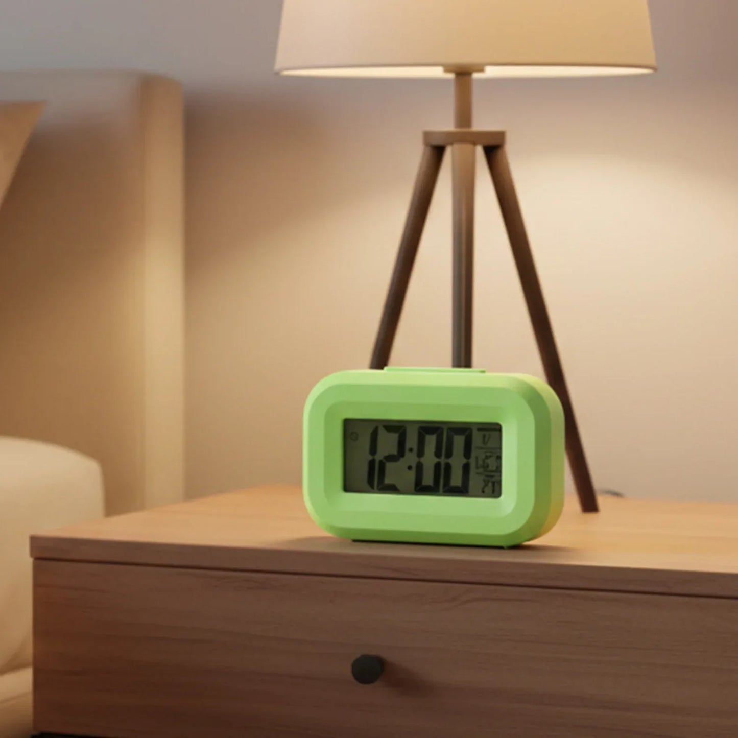 Digital Alarm Clock With Clear Display (1 Pc) - Zidbik