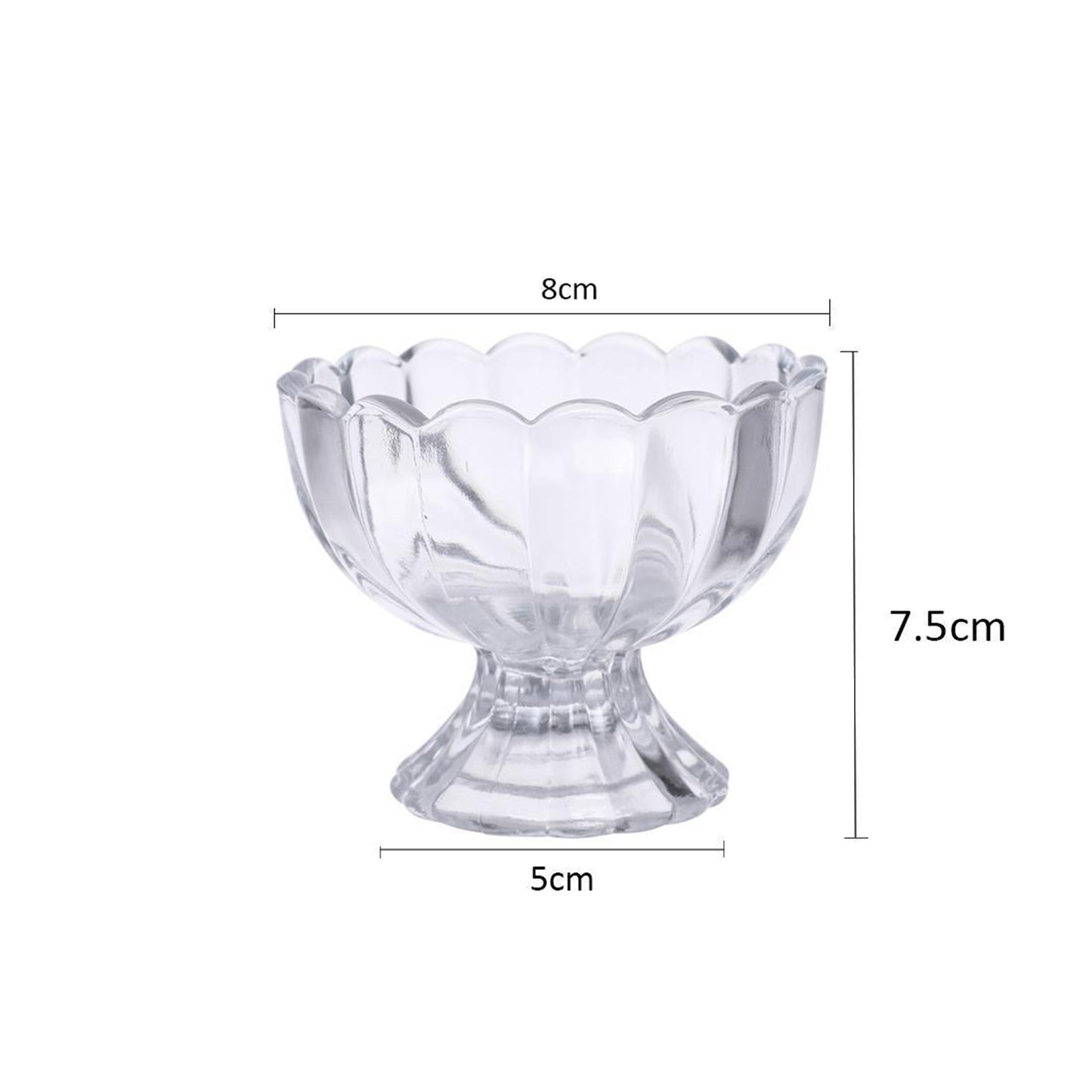 0091c Serving Dessert Bowl Ice Cream Salad Fruit Bowl - 6pcs Serving Dessert Bowl Ice Cream Salad Fruit Bowl - 6pcs - Zidbik