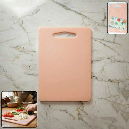 Plastic Chopping Board With Handle (30x20 Cm) - Zidbik