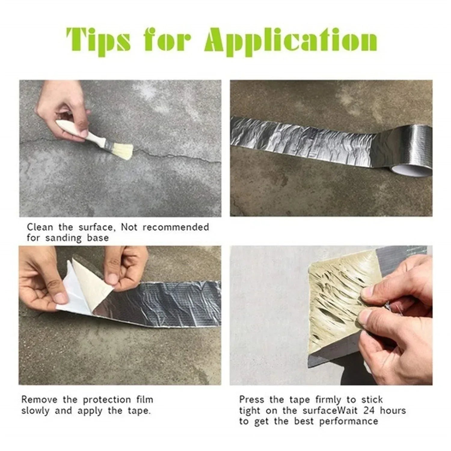 1753 Self-adhesive Insulation Resistant High Temperature Heat Reflective Aluminium Foil Duct Tape Roll (0.9mm) - Zidbik
