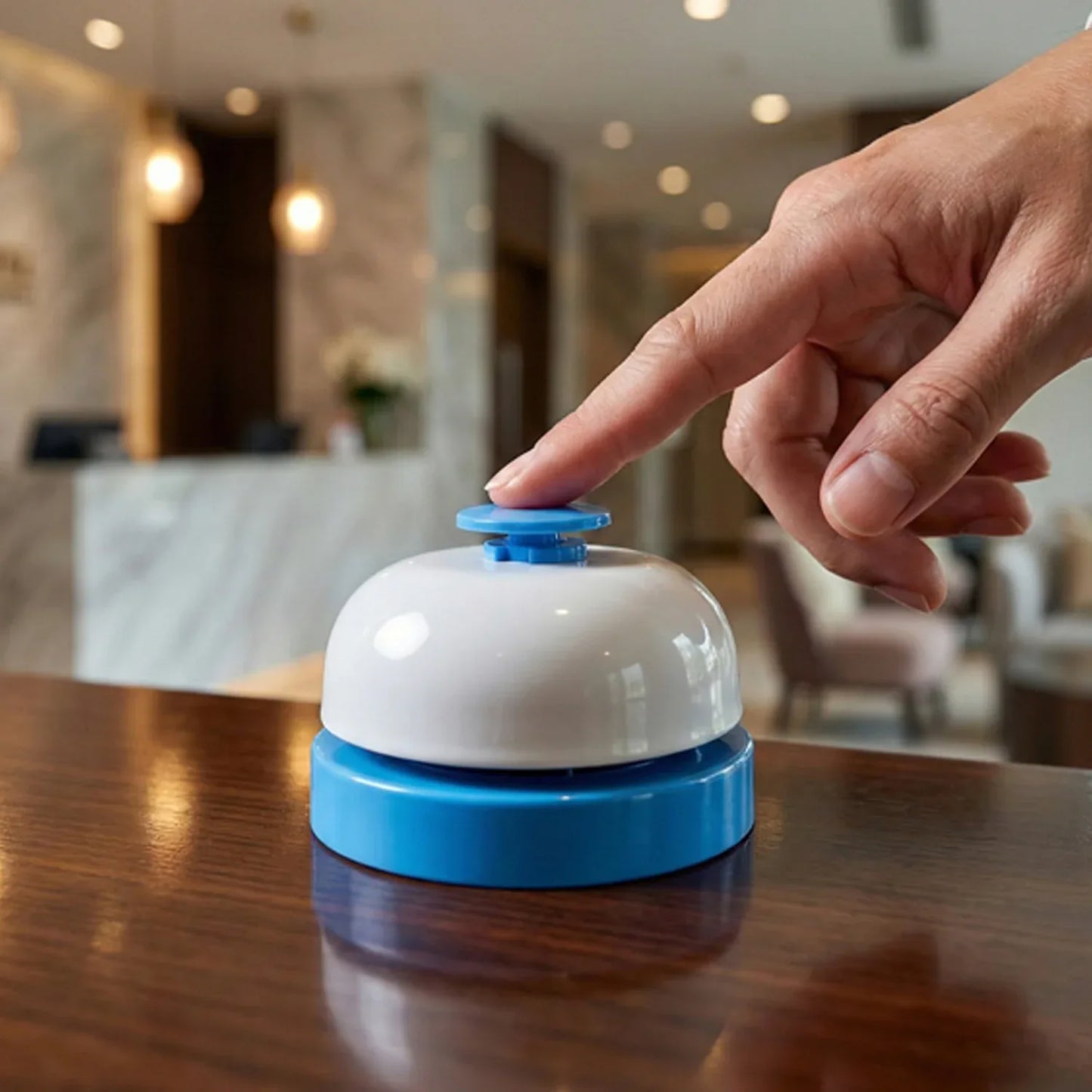 Desk Ring Bell With Loud Clear Sound - Zidbik