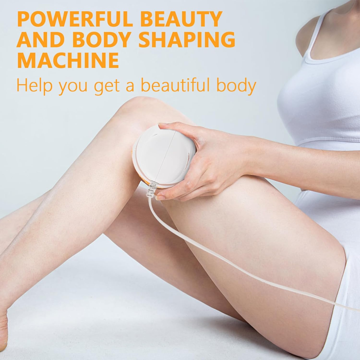 7293 Body Massager Shaping Machine  Body Sculpting Massager With 3 Washable Pads Adjustable Speeds  Electric Handheld Massager For Belly Waist Legs Arms Butt (1 Pc) - Zidbik
