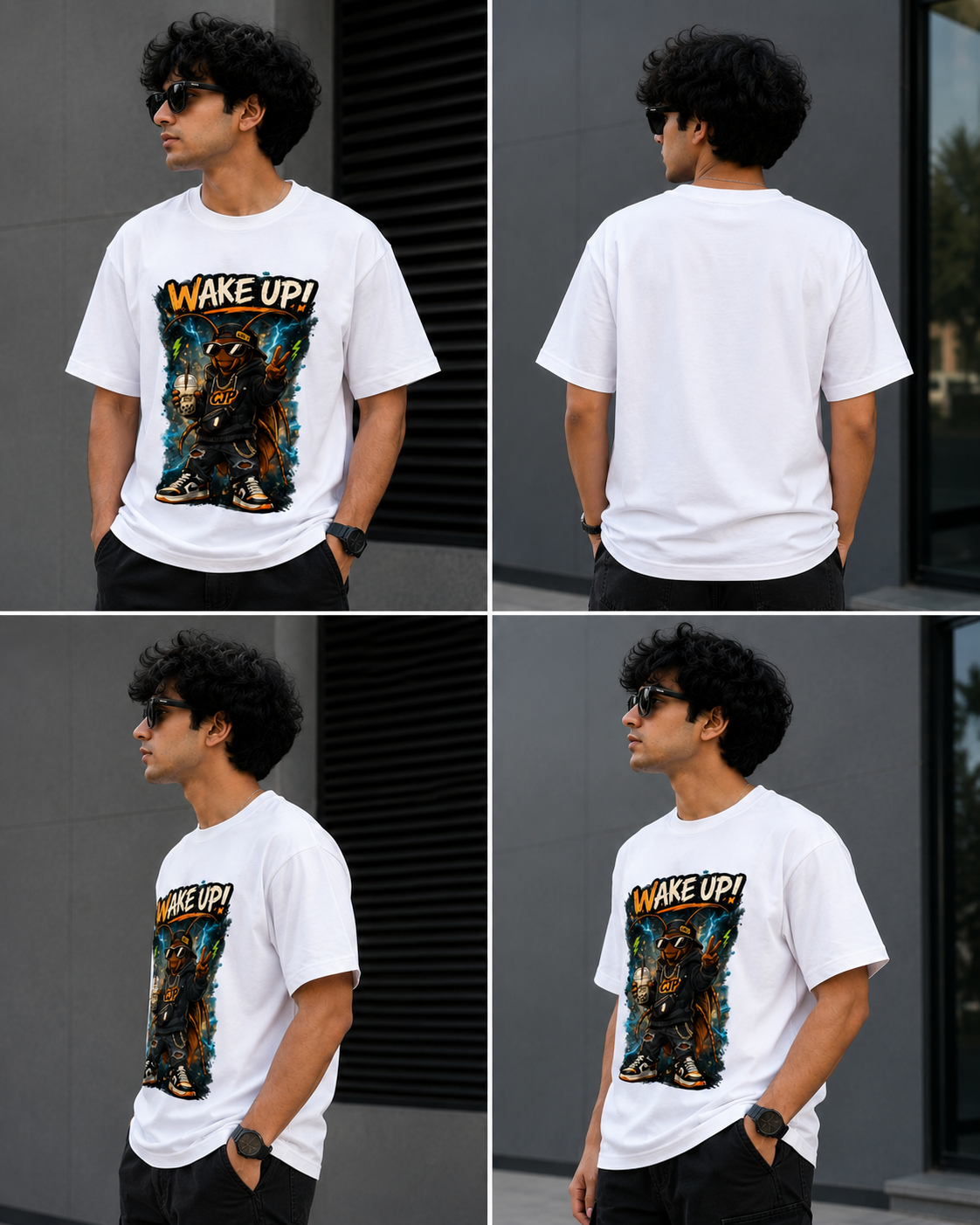 Wake Up Reality Oversized Unisex T-Shirt | Premium Anime Streetwear Tee