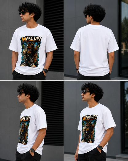 Wake Up Reality Oversized Unisex T-Shirt | Premium Anime Streetwear Tee