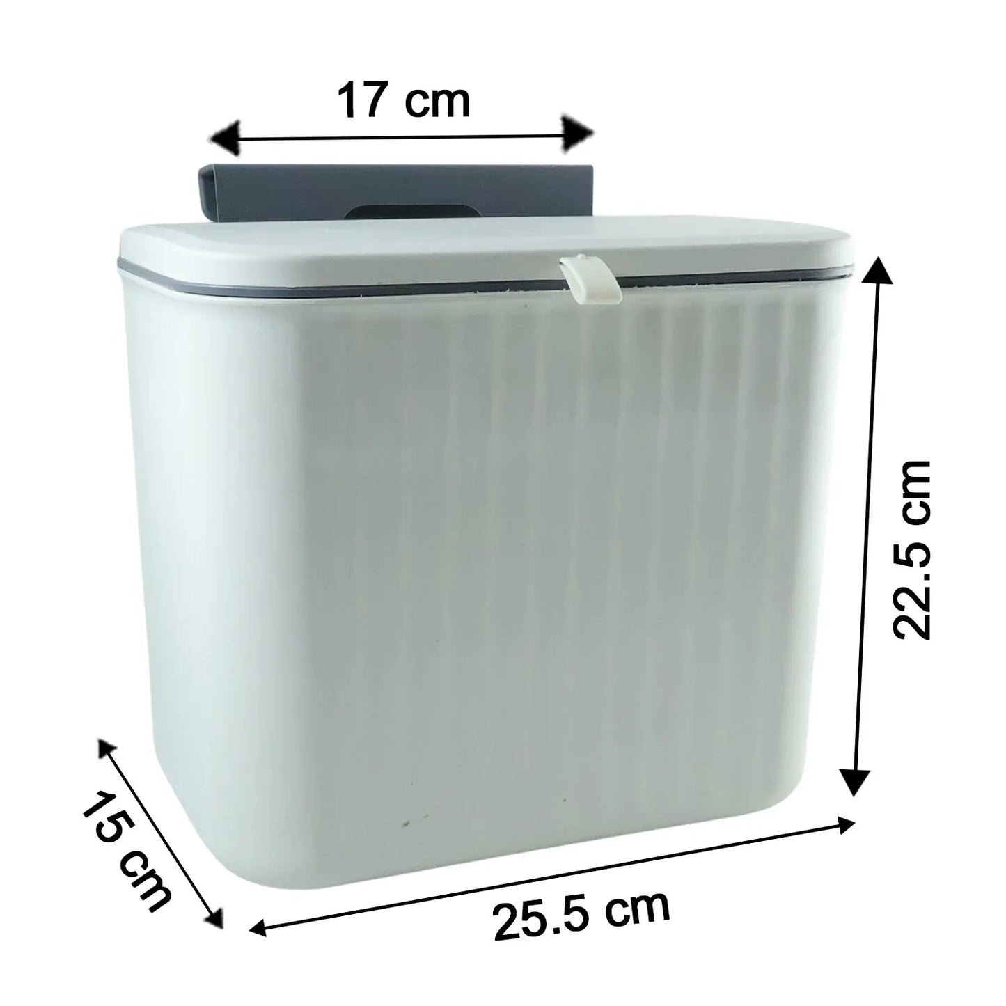 Stylish Plastic Kitchen Dustbin (1 Pc) - Zidbik