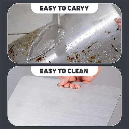 Stainless Steel Vegetable Fruit Cutting Chopping Board (3120 Cm 1 Pc) - Zidbik