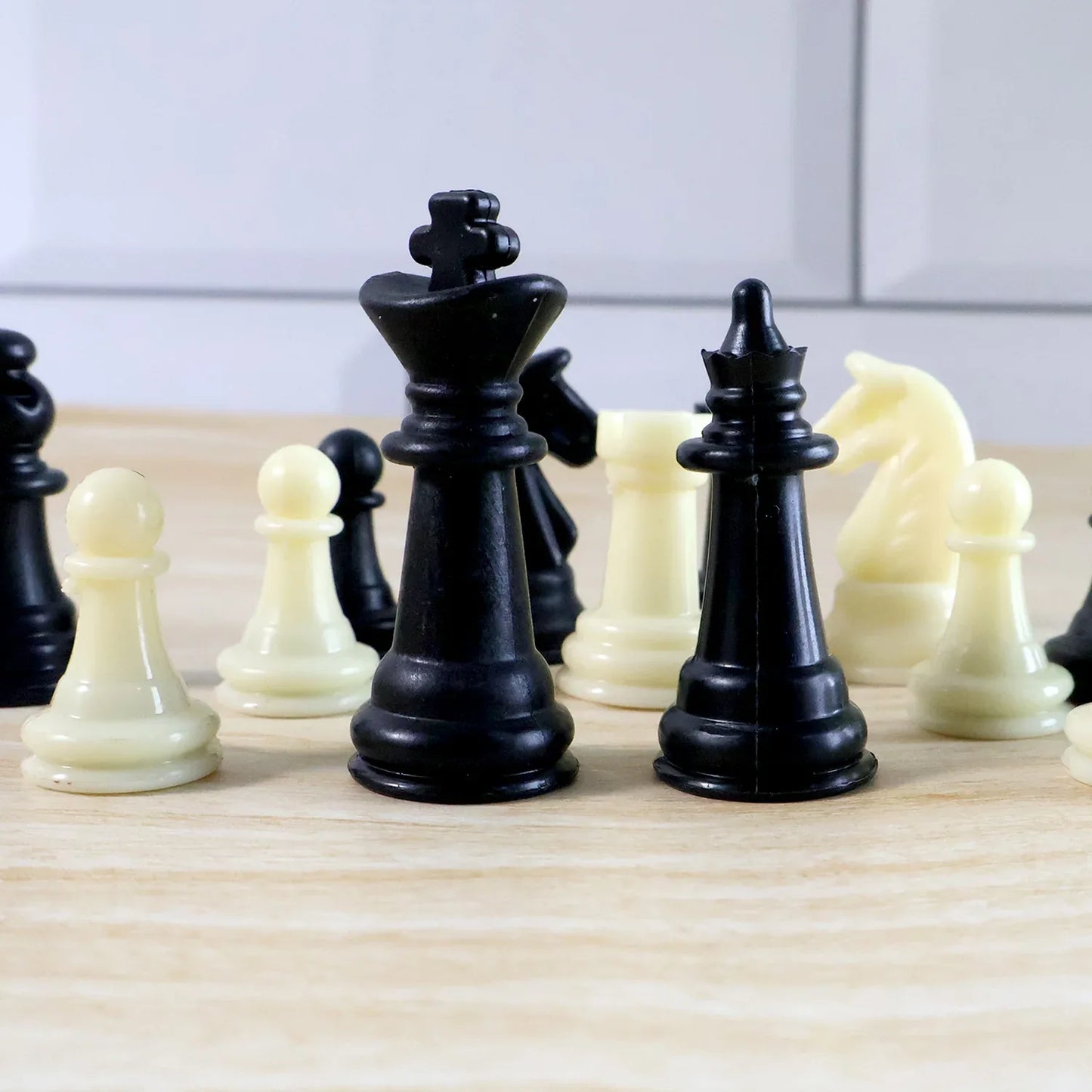 Foldable Magnetic Chess Board Game Set (24 X 24 Cm) - Zidbik