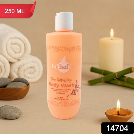 Inlief Nourishing Hydrating Body Wash 250ml - Skin Replenishing Formula - Zidbik