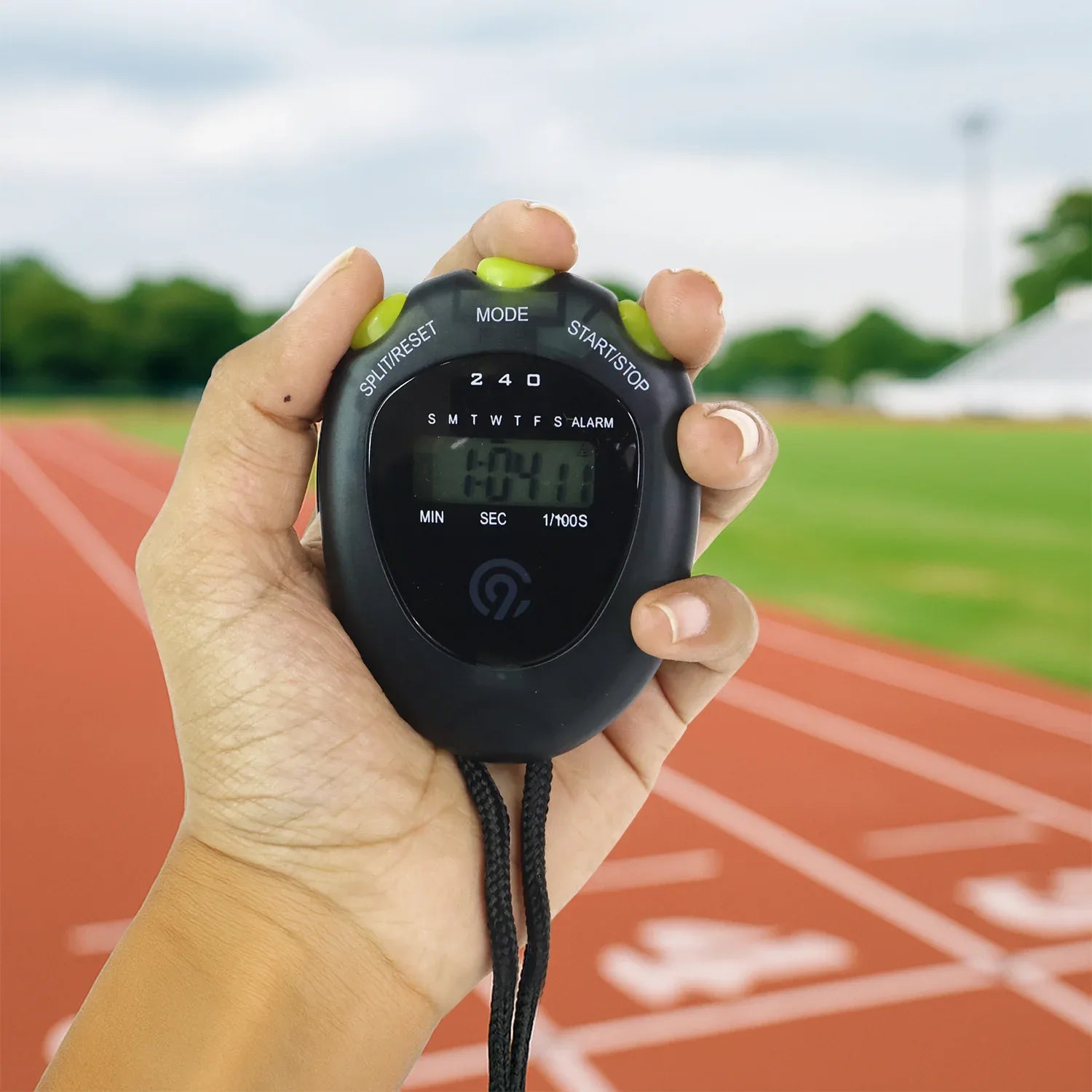 Digital Sports Stopwatch Timer With Split Timing - Zidbik