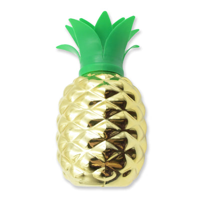 8447 Plastic Pineapple Cups With Straw Pineapple Party Favors Summer Hawaiian And Beach Party Decorations For Kids Adults With Brown Box(1 Pc) - Zidbik