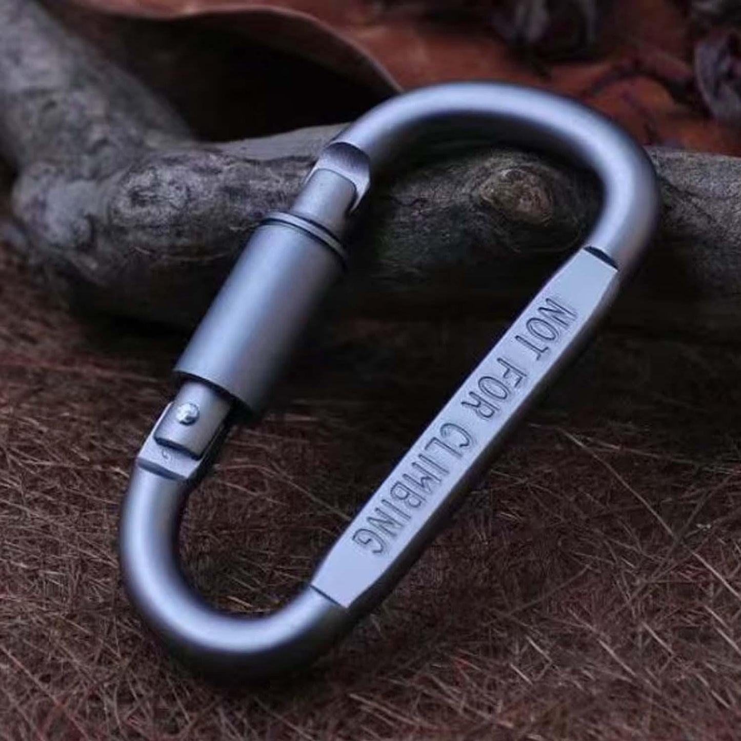 Premium Heavy-duty Metal Carabiner Hook With Screw Lock (1 Pc) - Zidbik