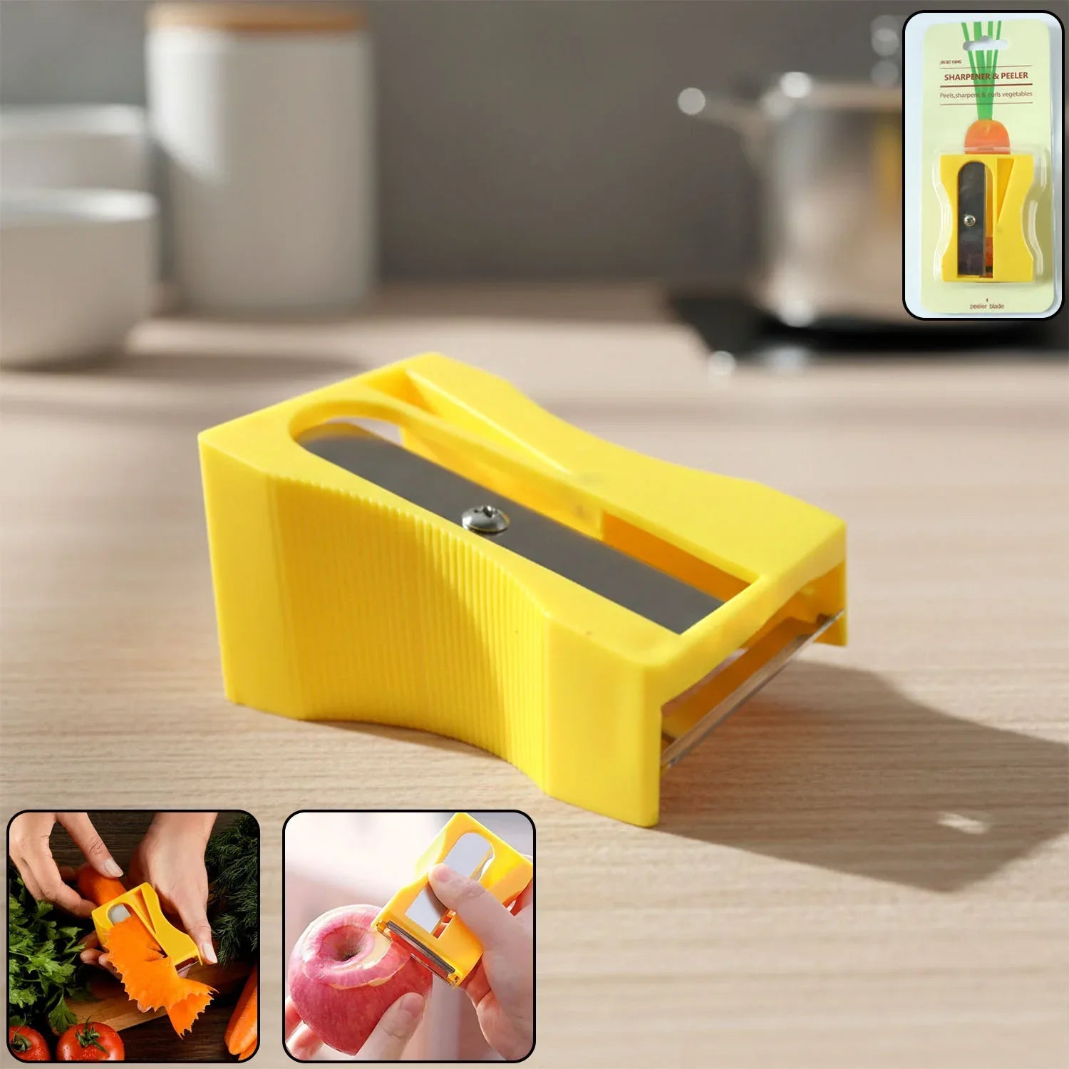 Multipurpose Vegetable Sharpener Peeler Tool (1 Pc) - Zidbik