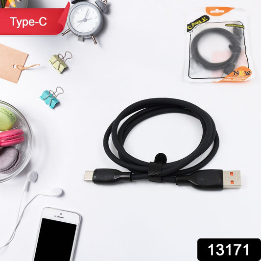 Type C Data Cable Fast Charging Cable (1 Mtr. Approx  1 Pc) - Zidbik