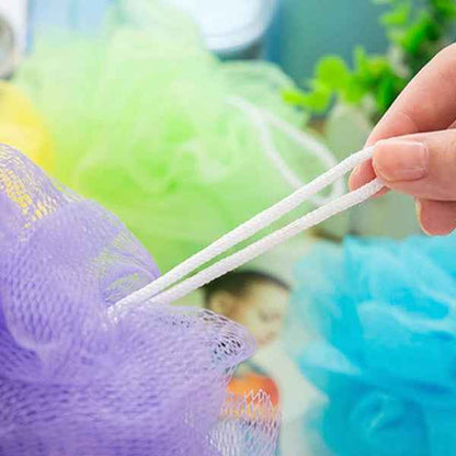 1462b Bath Sponge Round Loofah And Back Scrubber For Men And Women - Zidbik