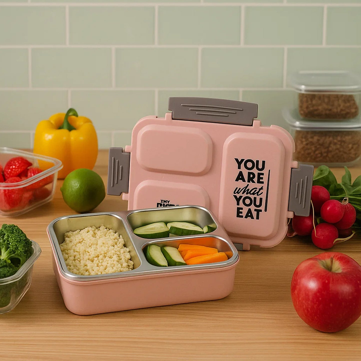 Supermom Premium Stainless Steel Inner Lunch Box (1 Pc) - Zidbik