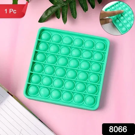 Premium Square Shape Silicone Pop It Fidget Toy (1 Pc) - Zidbik