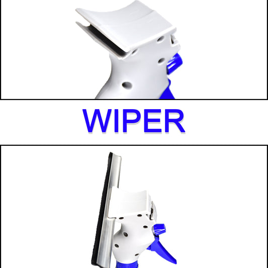 4946 Plastic Easy Glass Cleaner 3 In 1 Spray Type Cleaning Brush Pack Of 1 - Zidbik