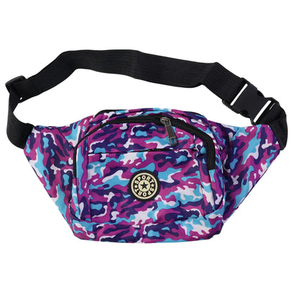 Stylish Camouflage Print Waist Bag (1 Pc) - Zidbik
