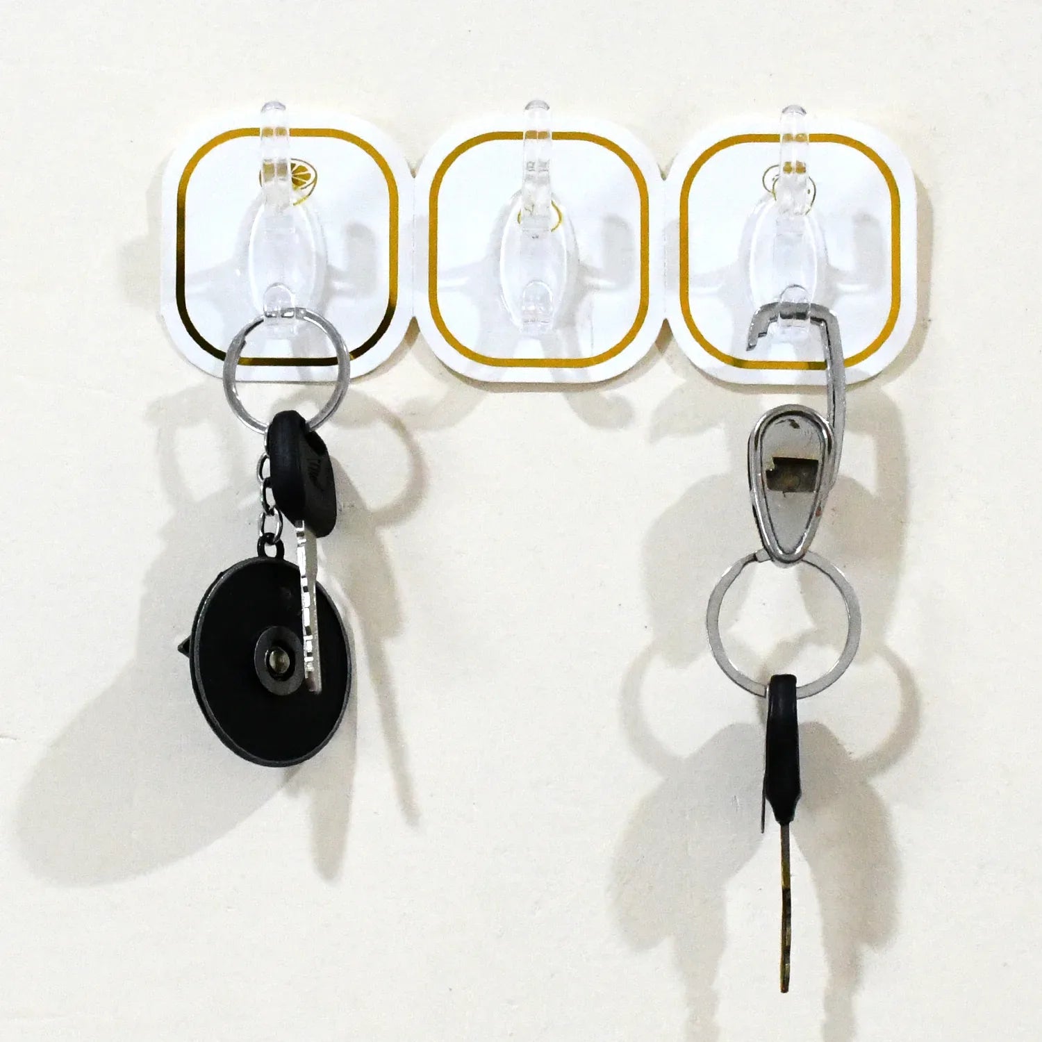 Transparent Adhesive Wall Hook (6 Pcs Set) - Zidbik